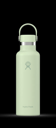 Standard Mouth bottle 0.71l/24oz - BPA Free Stainless Steel Cutlery Hydro Flask Aloe