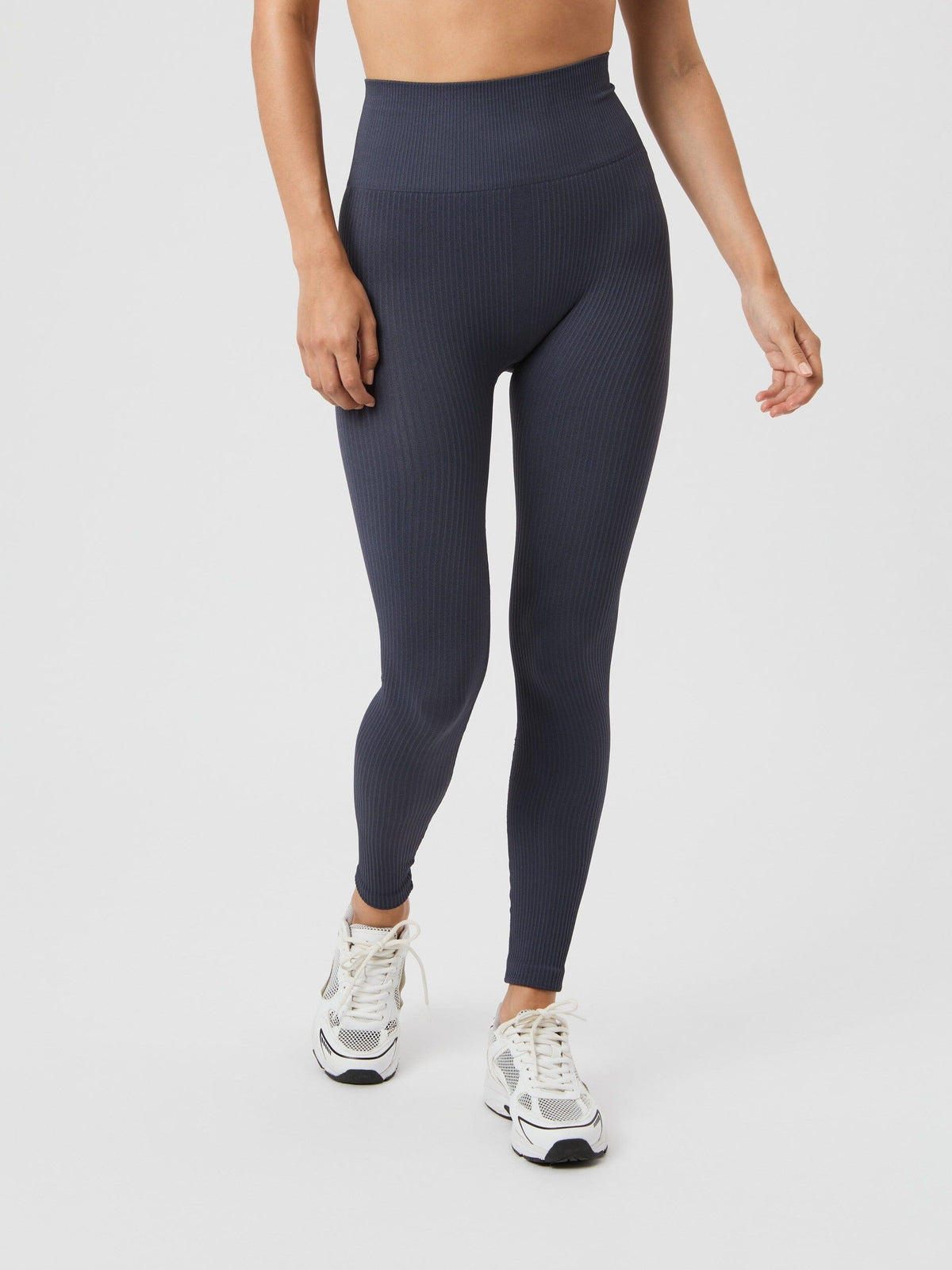 Studio Seamless Ribbed Tights Pants Björn Borg Odyssey Gray XS