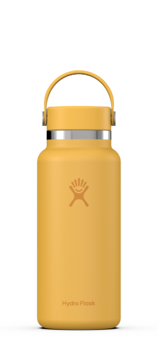 Hydro Flask Wide Mouth Bottle 0.94l/32oz - BPA free Stainless Steel Sunbeam Cutlery