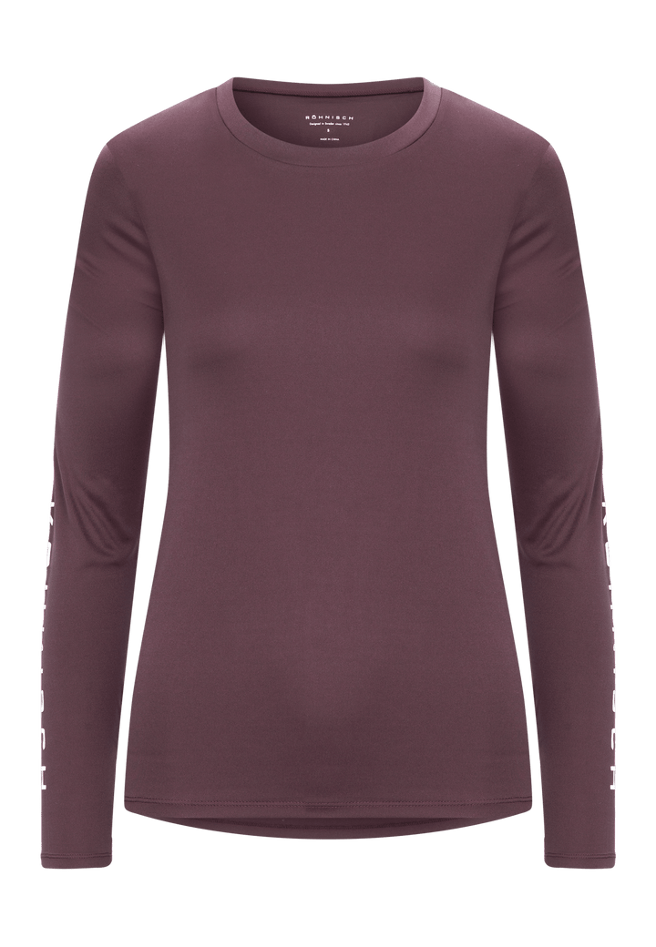 Team Logo Long Sleeve - 100% recycled polyester Shirt Röhnisch