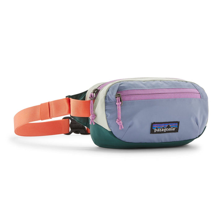 Patagonia Terravia Mini Hip Bag 1L - Recycled Nylon Patchwork: Barnacle Blue Bags