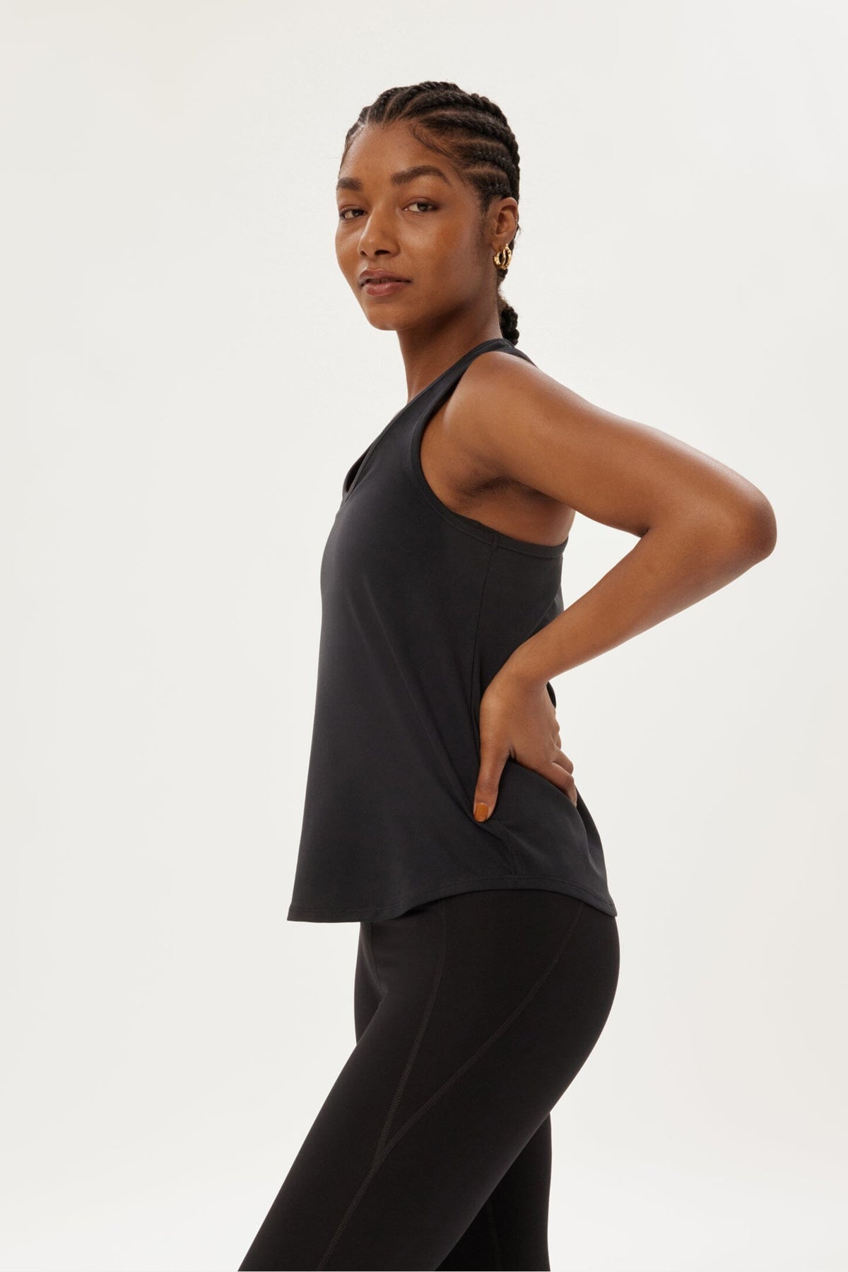 Train Relaxed Tank - Made from Recycled PET Shirt Girlfriend Collective