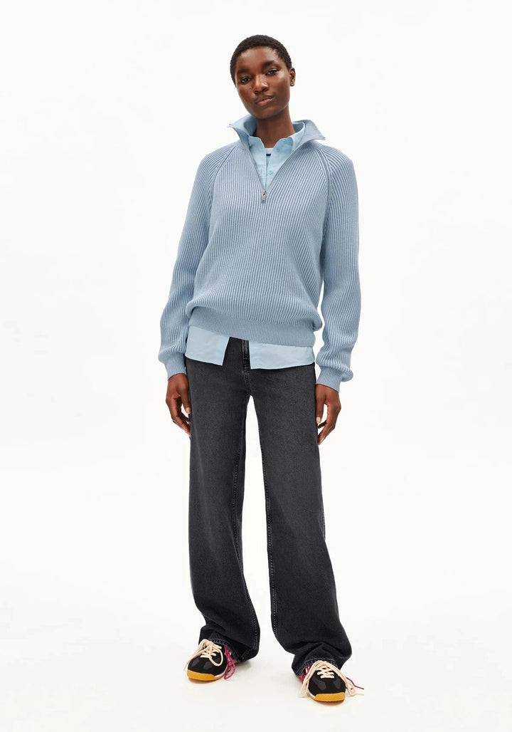 Troyer Vanisé Knit Sweater Jacket Armedangels