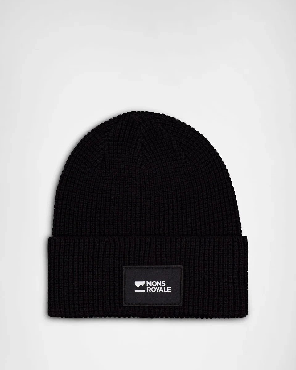 Unisex Bluff Merino Beanie - Merino Wool & Recycled Polyester Headwear Mons Royale