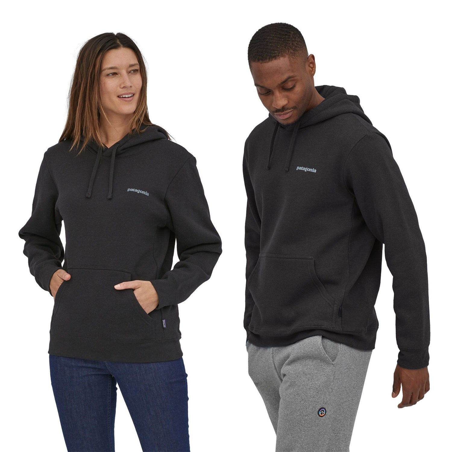 Patagonia Unisex Fitz Roy Icon Uprisal Hoody Ink Black Shirt