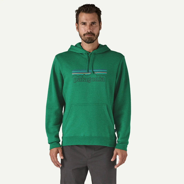 Unisex P-6 Logo Uprisal Hoody - Made From Recycled Cotton & Recycled Polyester Shirt Patagonia P-6 Outline: Heartleaf Green S