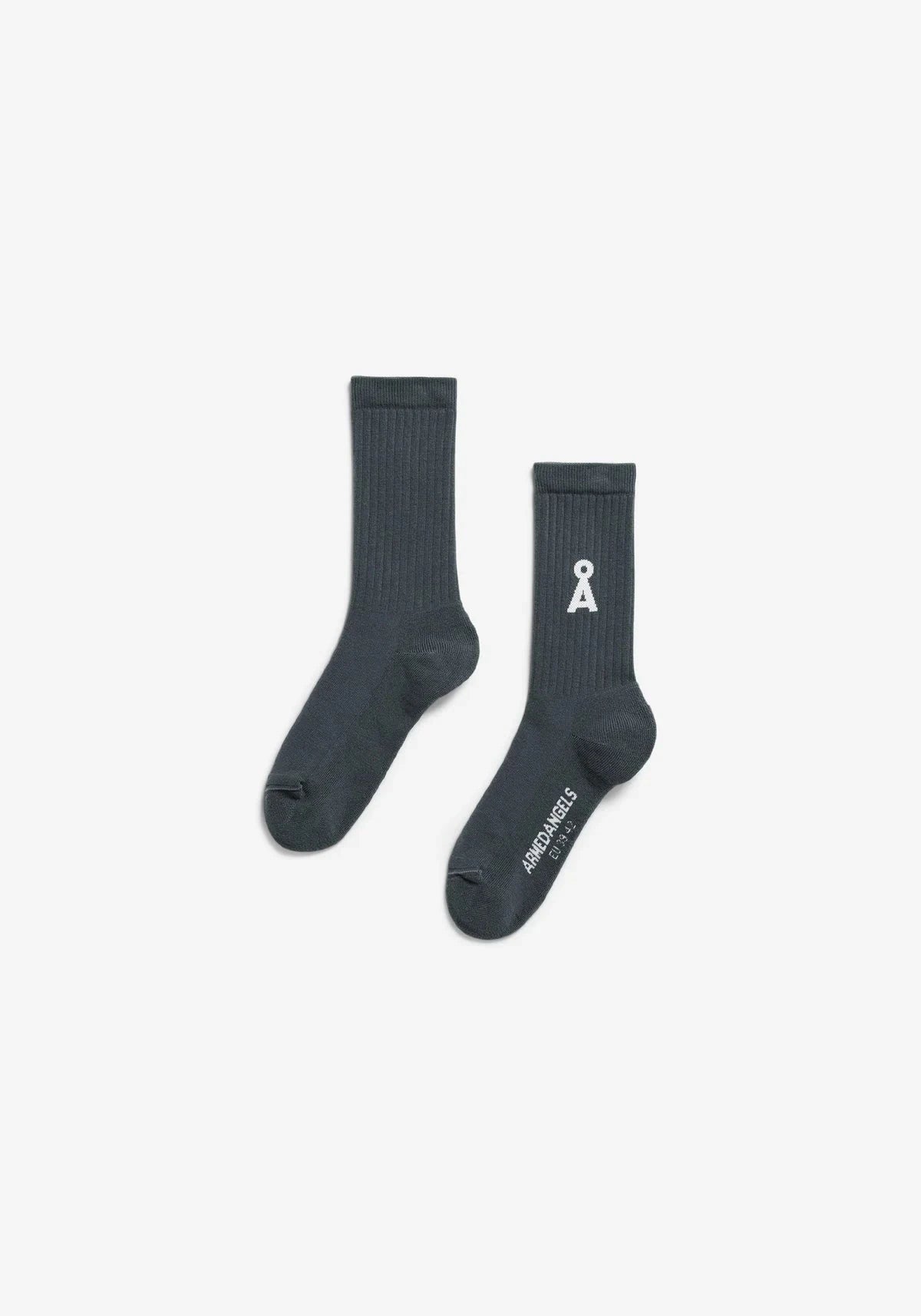 Unisex Saamus Bold socks - Organic cotton mix Socks Armedangels Space Steel 39-42