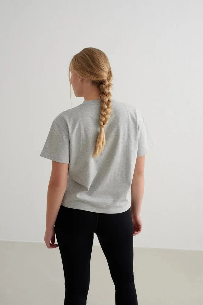 Varsity Boxy T-Shirt Tops Aimn