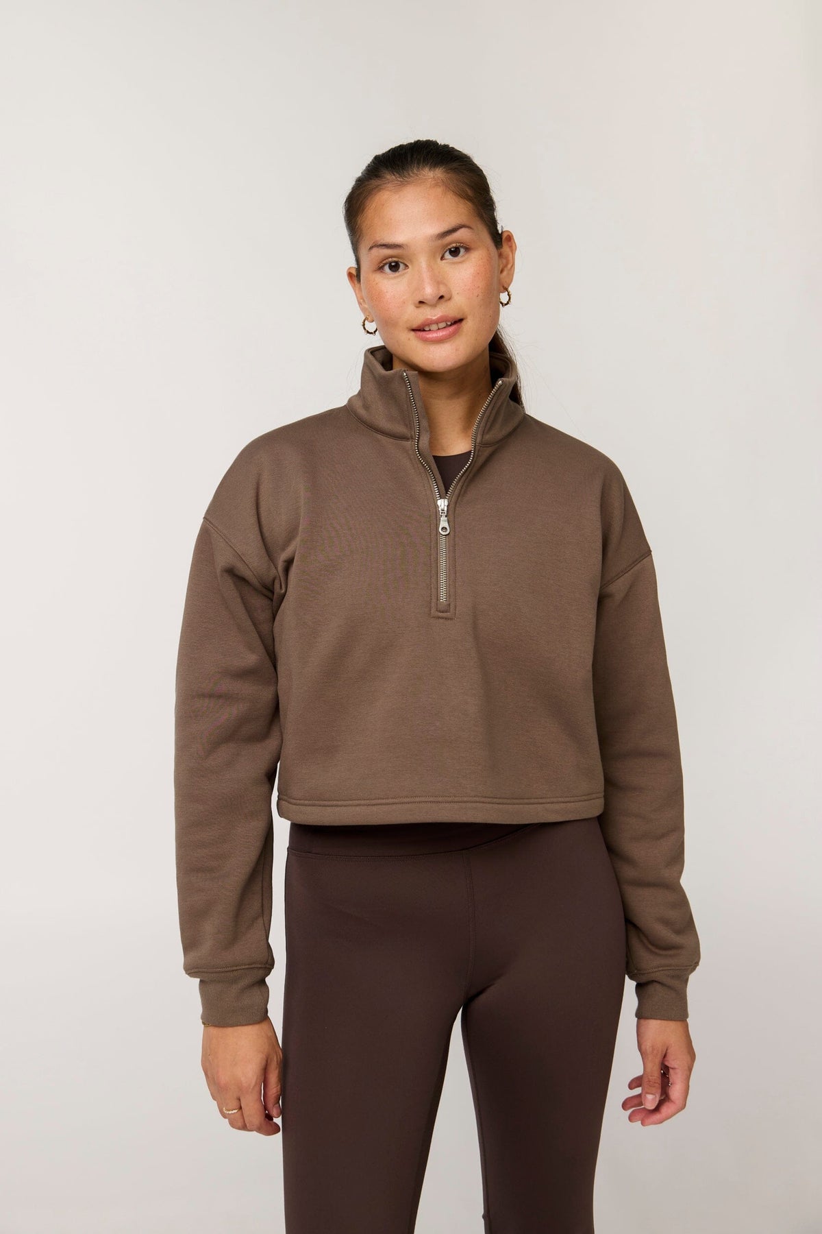Vega Half-Zip Sweatshirt Shirt Girlfriend Collective