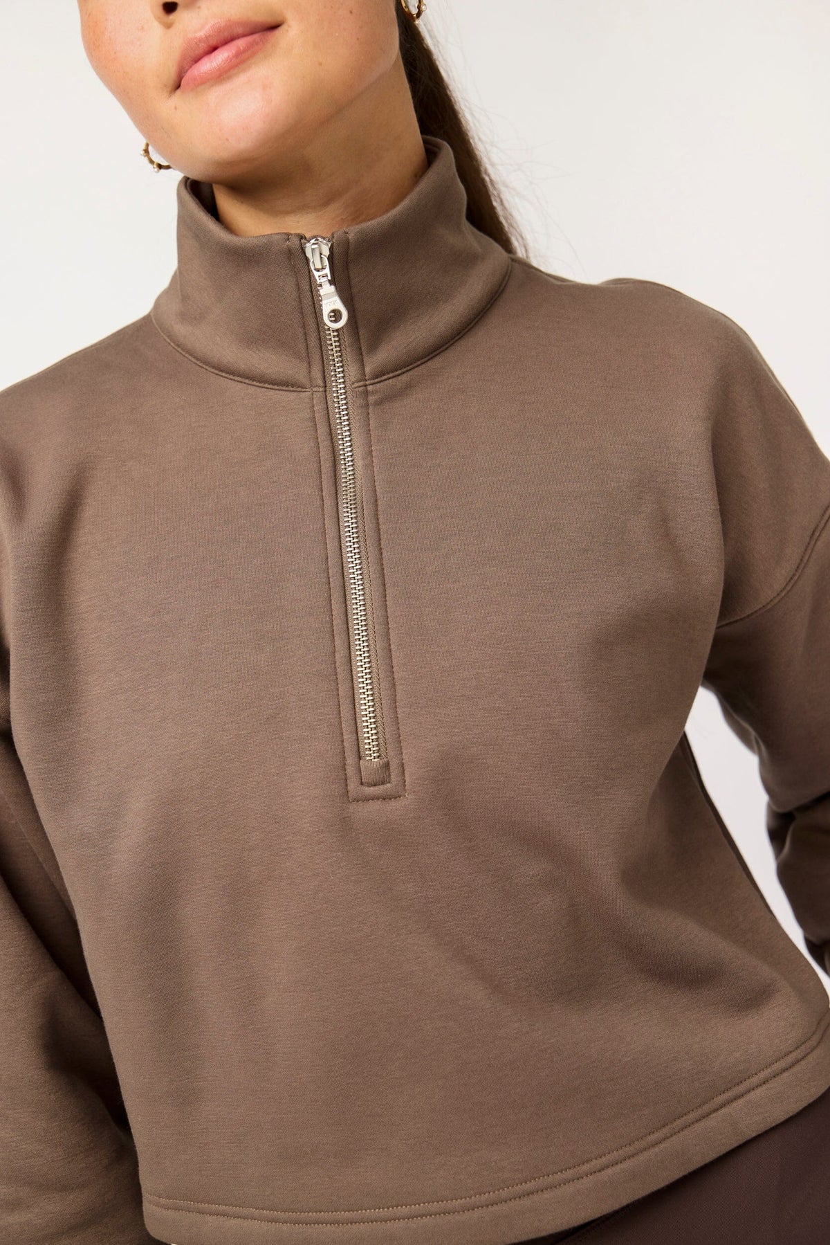 Vega Half-Zip Sweatshirt Shirt Girlfriend Collective