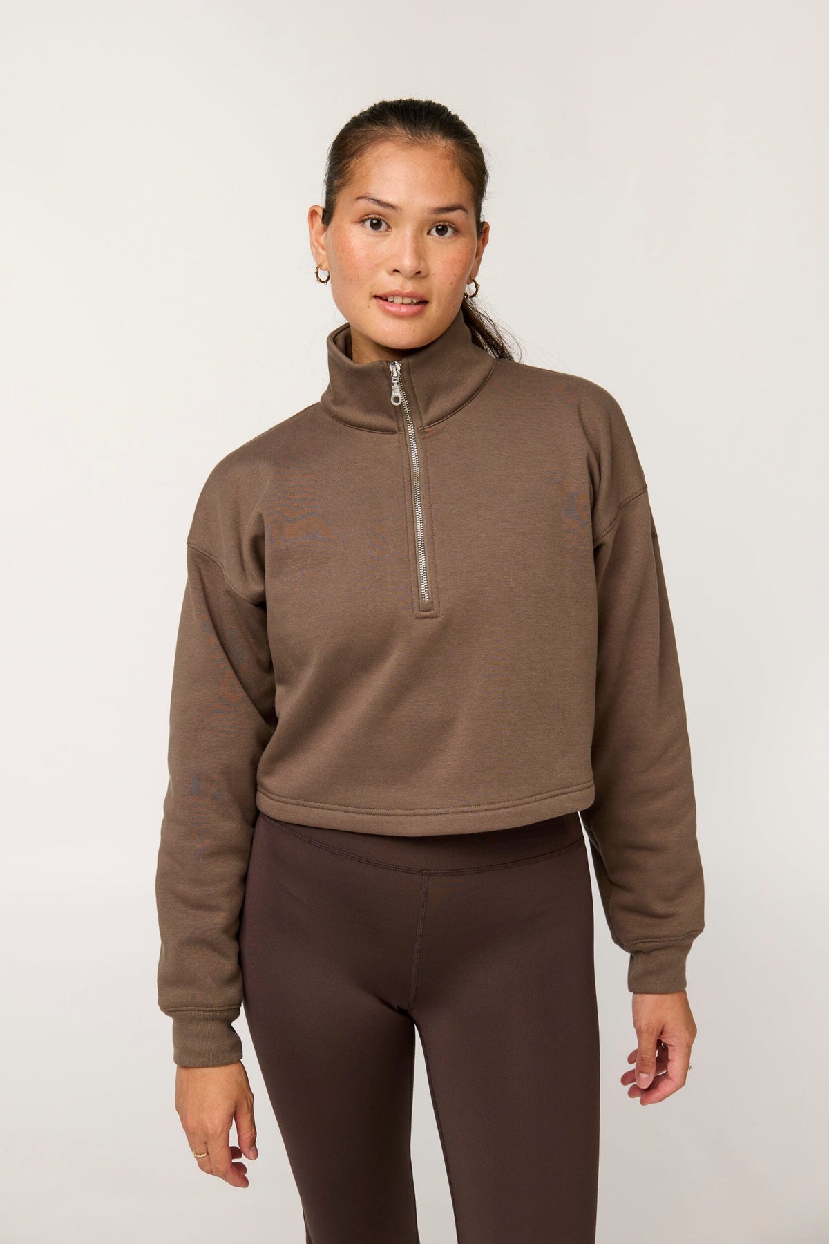 Vega Half-Zip Sweatshirt Shirt Girlfriend Collective