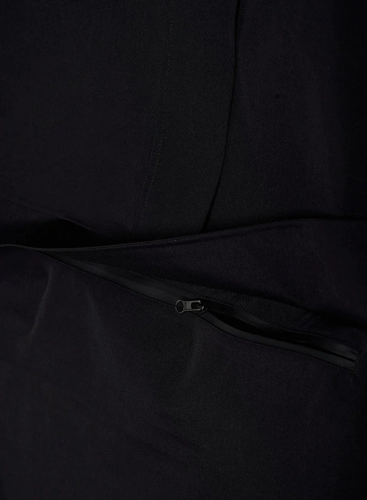 Aimn Waterproof Oversized Anorak Black Outerwear