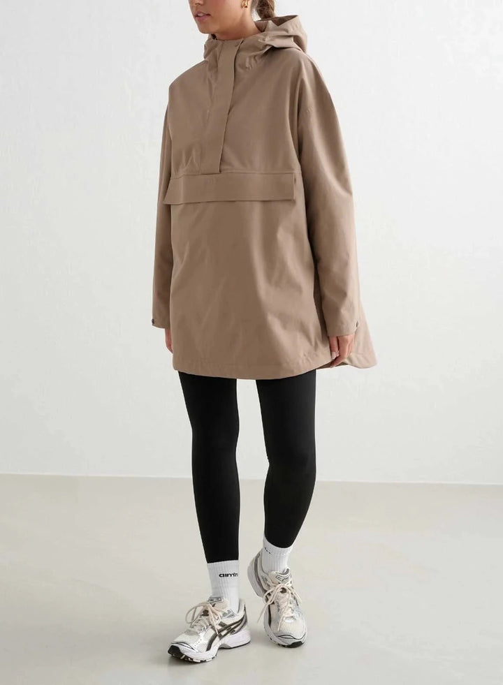 Waterproof Oversized Anorak Outerwear Aimn Espresso S