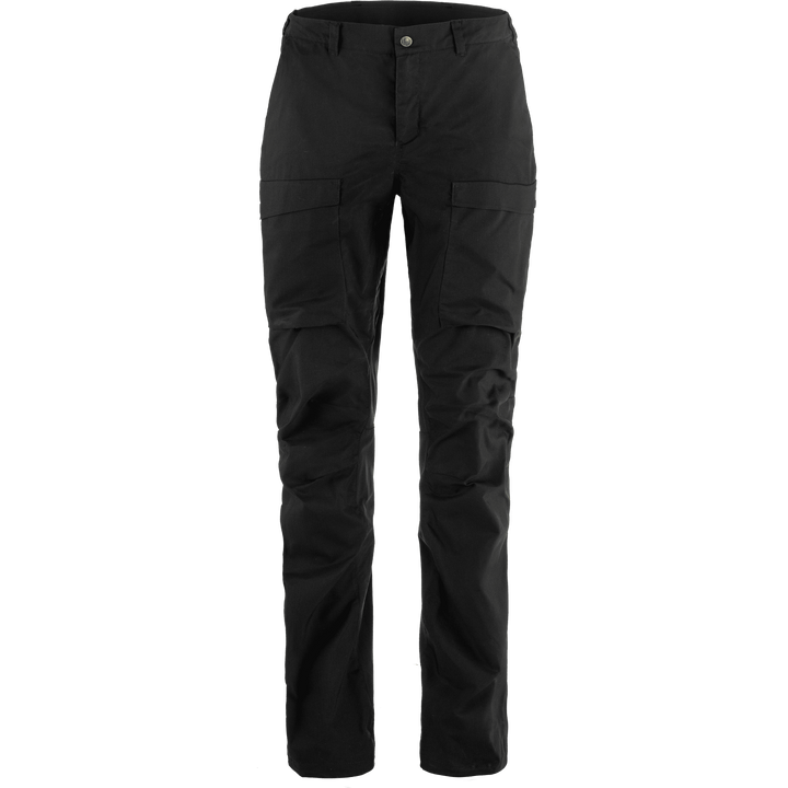 W's Abisko Hybrid Trail Trousers Pants Fjällräven Black S