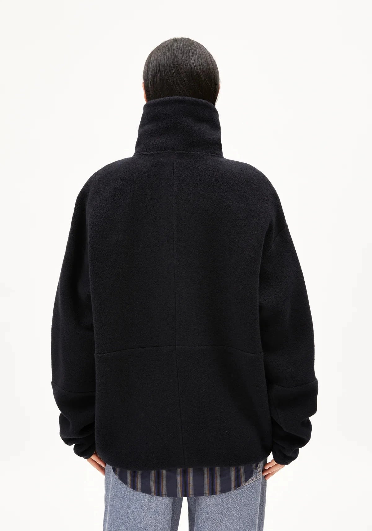 W's Anaawil Cotton Fleece Jacket - 100% Organic Cotton Jacket Armedangels