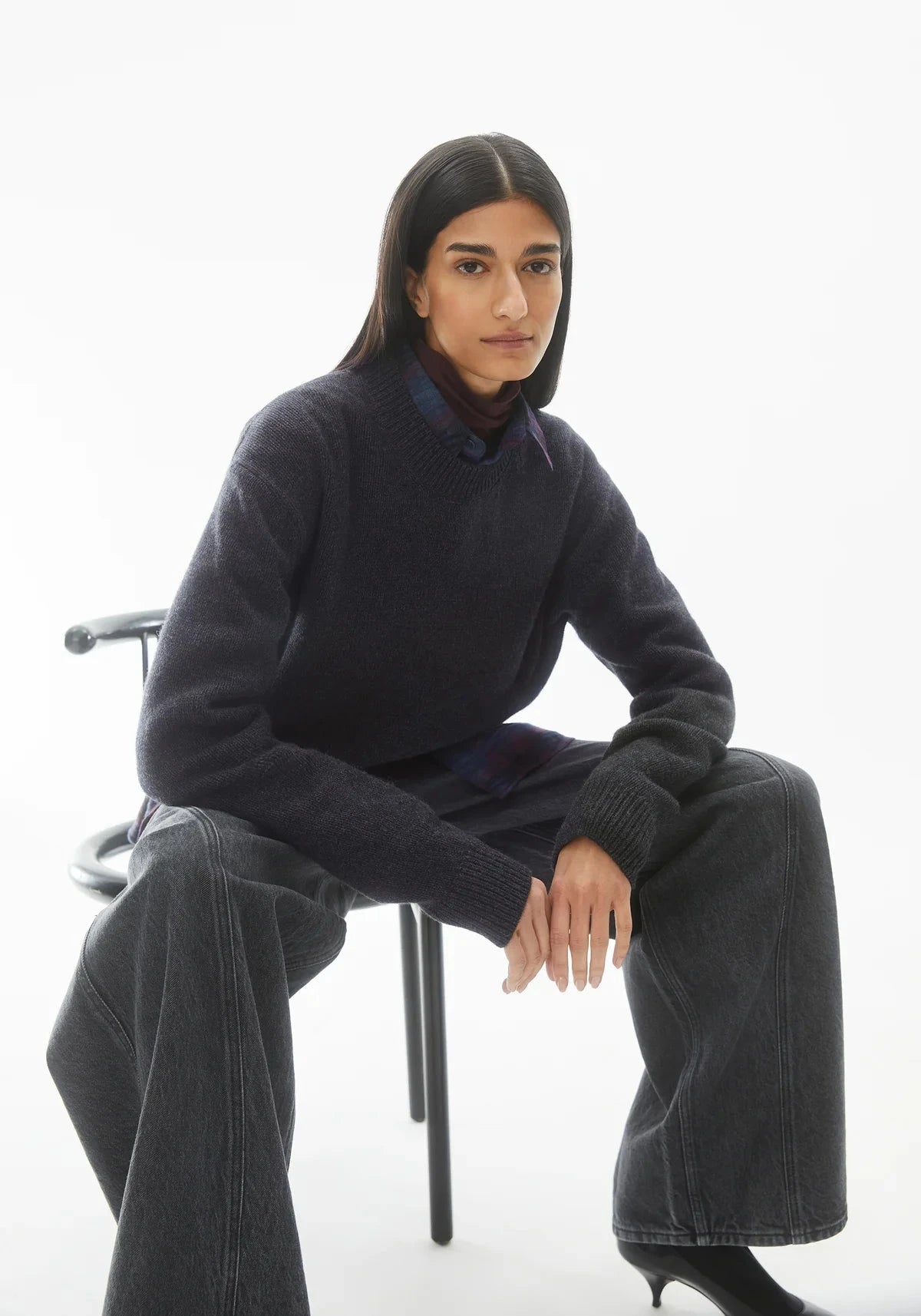 W's Balbaa Jumper - Organic Wool Blend Jacket Armedangels