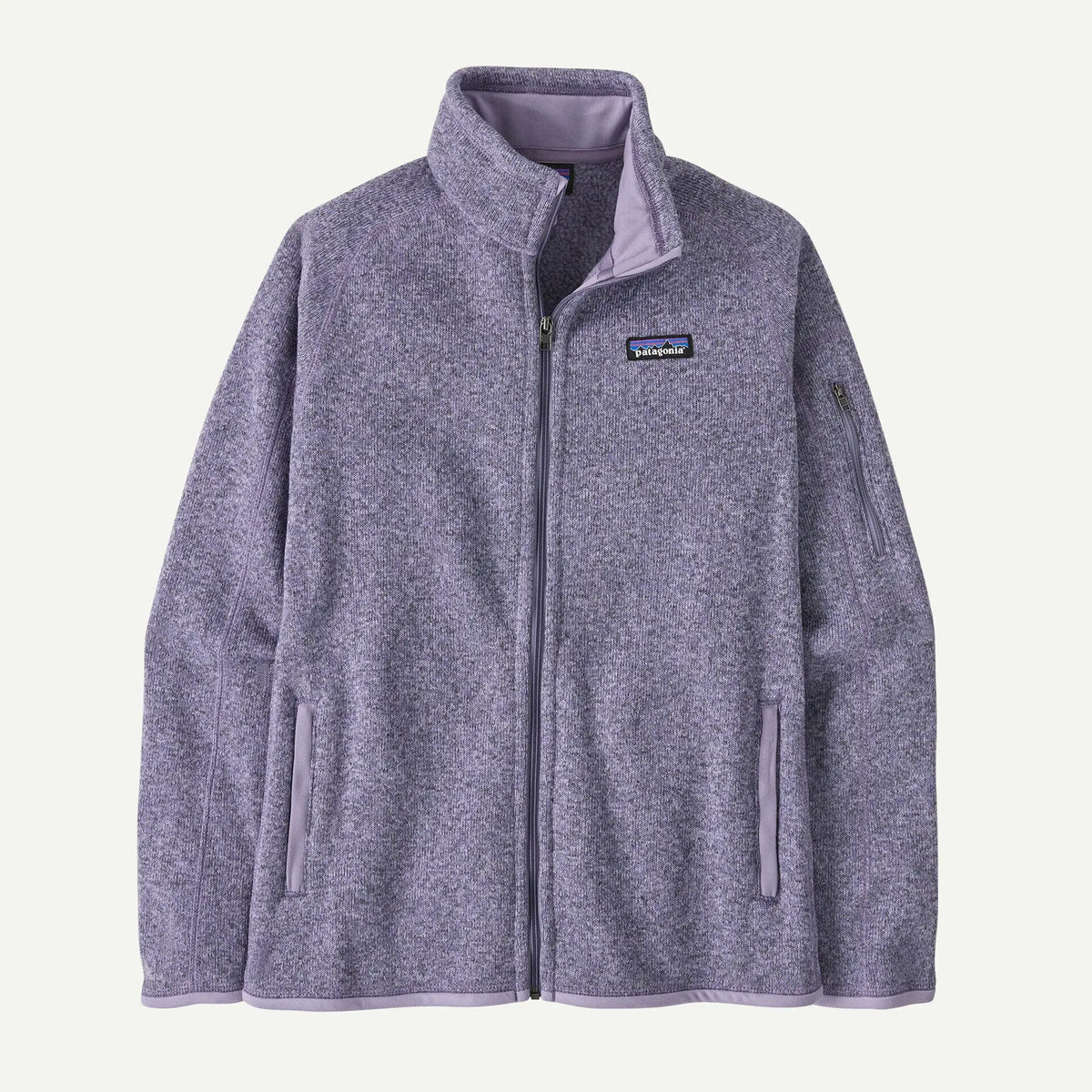 Patagonia W's Better Sweater® Fleece Jacket - 100% Recycled Polyester Concrete Purple Shirt