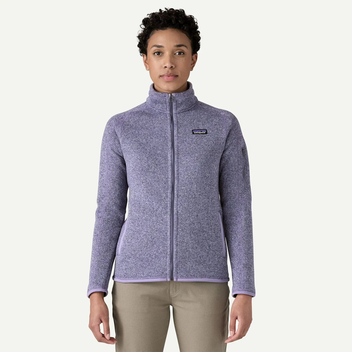 Patagonia W's Better Sweater® Fleece Jacket - 100% Recycled Polyester Concrete Purple Shirt