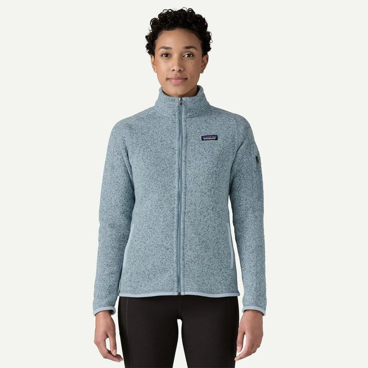 W's Better Sweater® Fleece Jacket - 100% Recycled Polyester Shirt Patagonia Fleck Blue XS