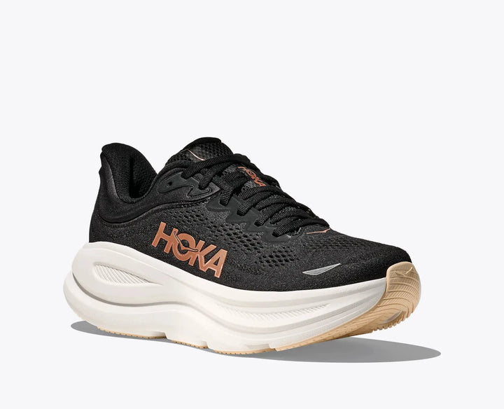 W's Bondi 9 Shoes HOKA Black/Rose Gold 38 2/3