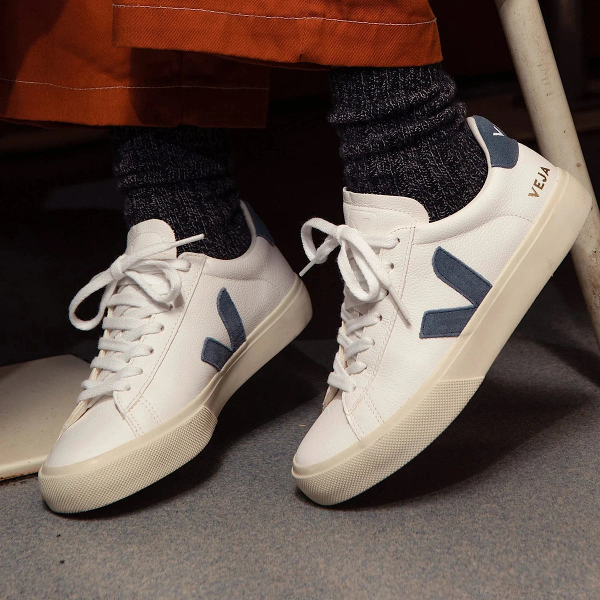 Veja W's Campo ChromeFree Sneakers - ChromeFree Leather White California Shoes