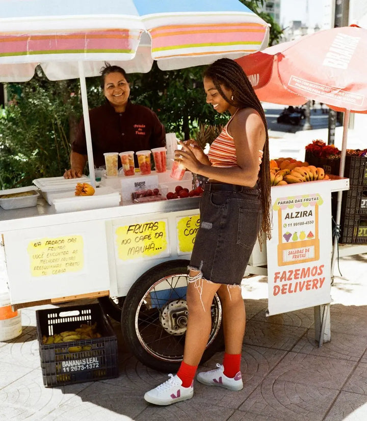 Veja W's Campo ChromeFree Sneakers - ChromeFree Leather White Almond Shoes