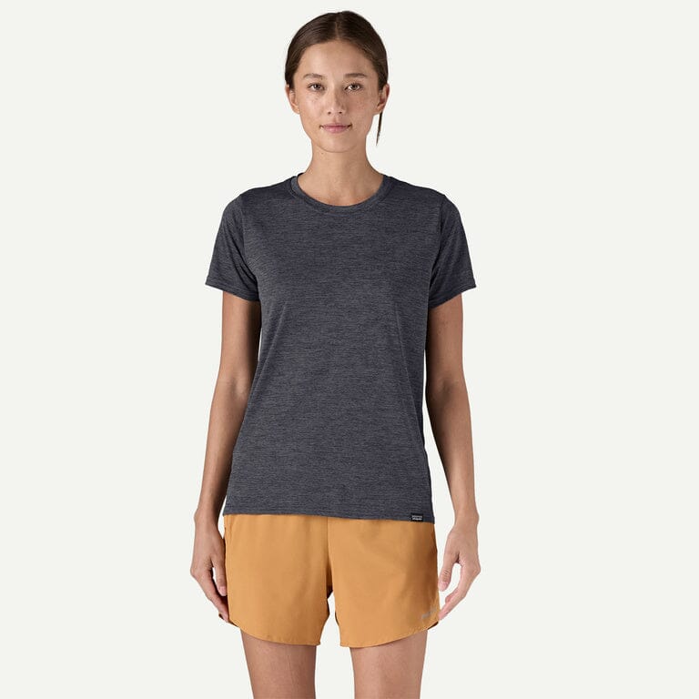 Patagonia W's Capilene Cool Daily Shirt - Recycled Polyester Smolder Blue - Light Smolder Blue X-Dye Shirt