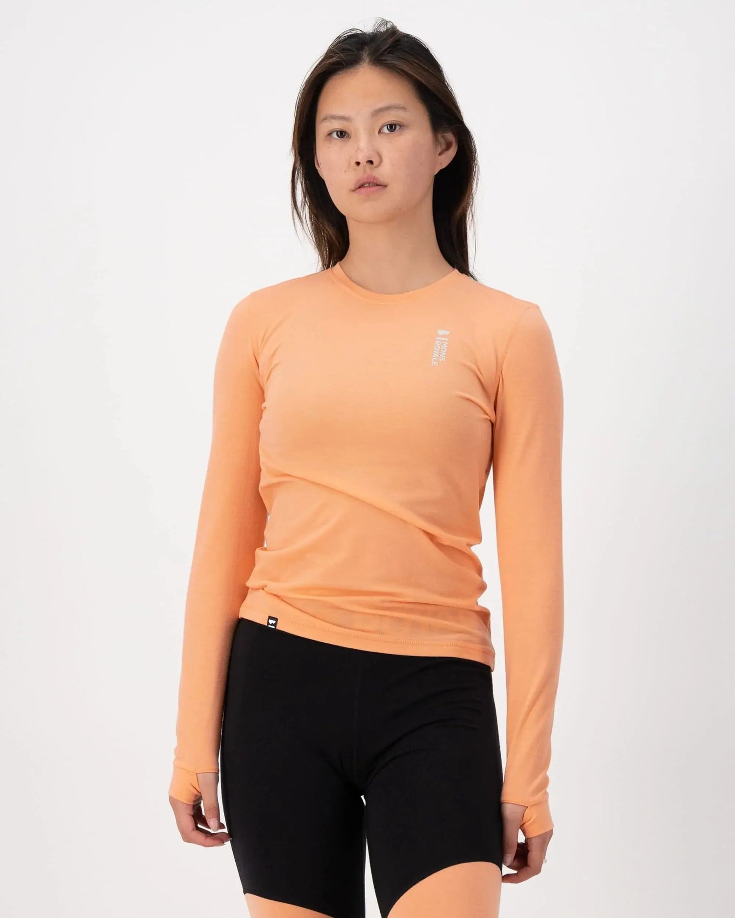 Mons Royale W's Cascade Merino Flex LS - Merino Wool Punch Shirt