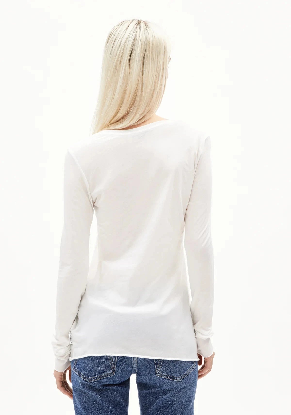 W's Einiaara Soft Longleeve shirt - 100% Organic cotton Shirt Armedangels