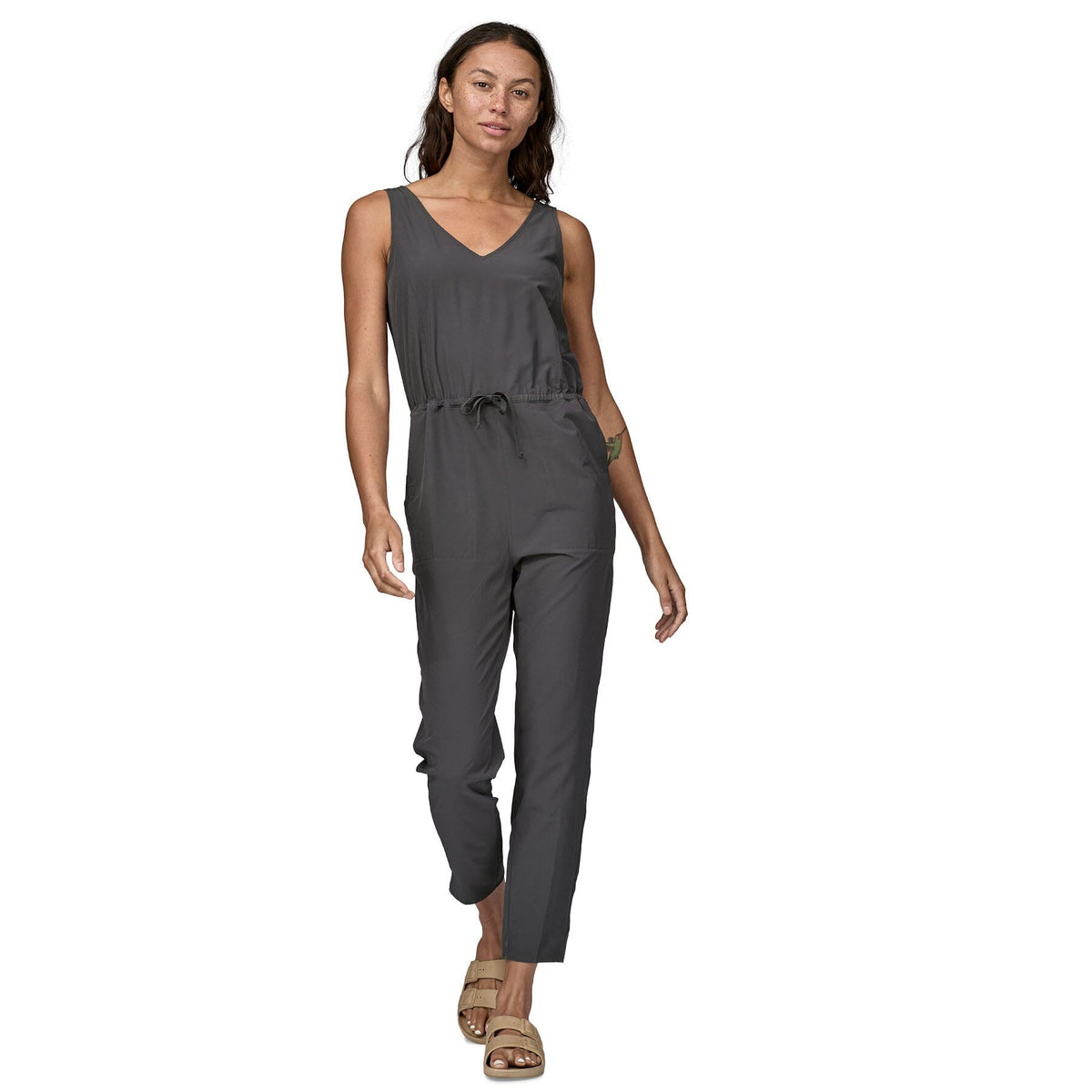 W's Fleetwith Jumpsuit - Recycled polyester Pants Patagonia Ink Black S