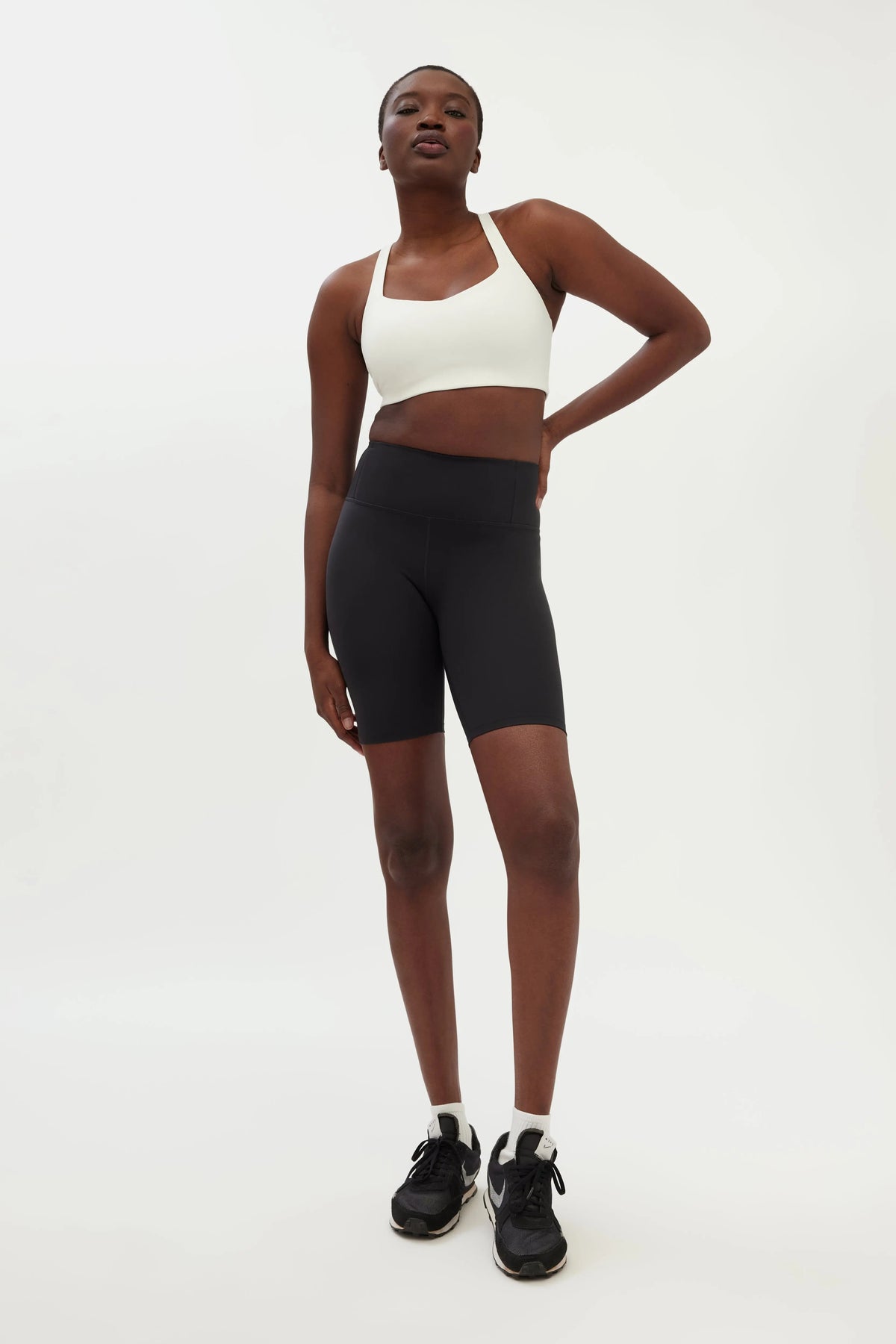 W's Float High-Rise Bike Shorts - Made from recycled plastic bottles Pants Girlfriend Collective