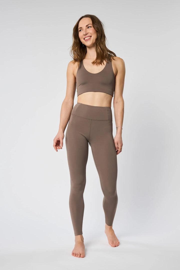 Girlfriend Collective W's Float High-Rise Leggings - Made from Recycled plastic bottles Falcon Normal Pants