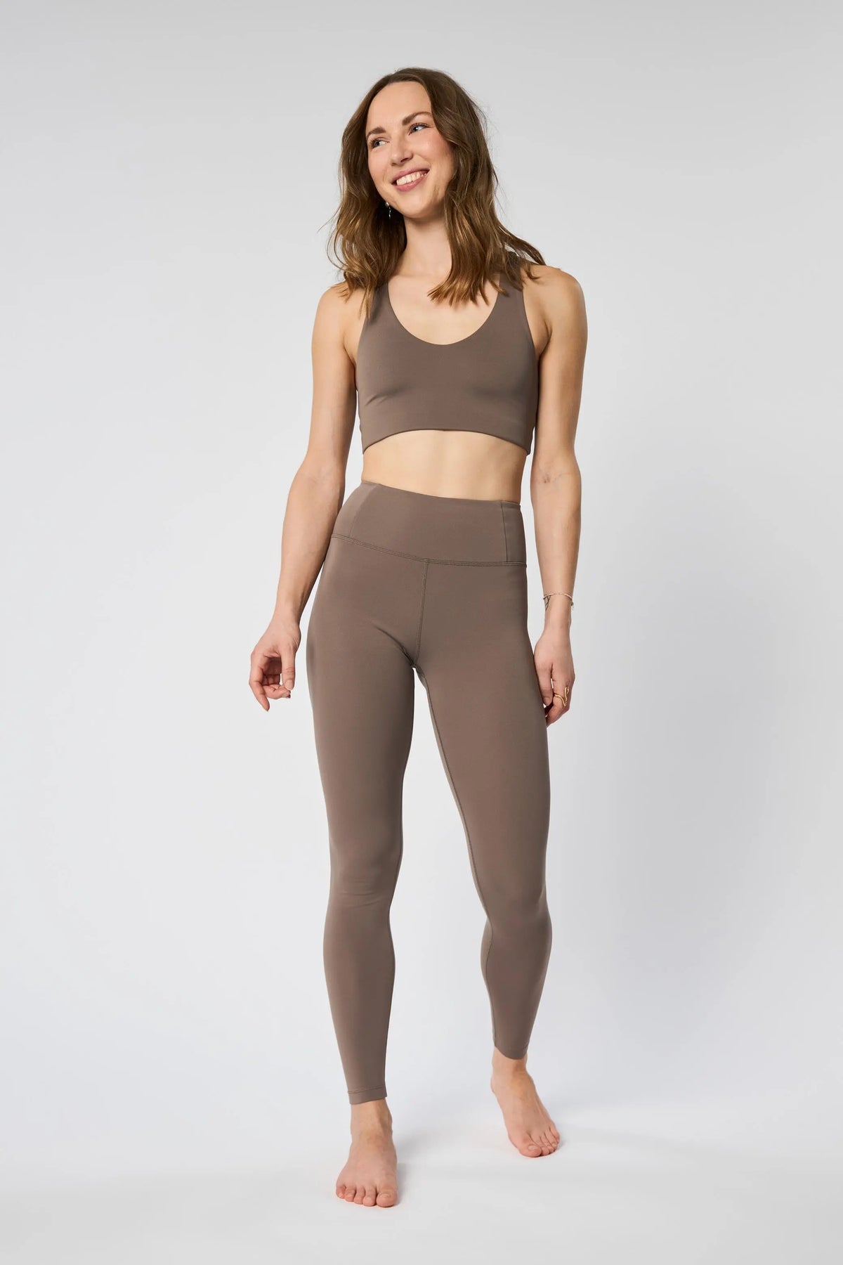 Girlfriend Collective W's Float High-Rise Leggings - Made from Recycled plastic bottles Falcon Normal Pants