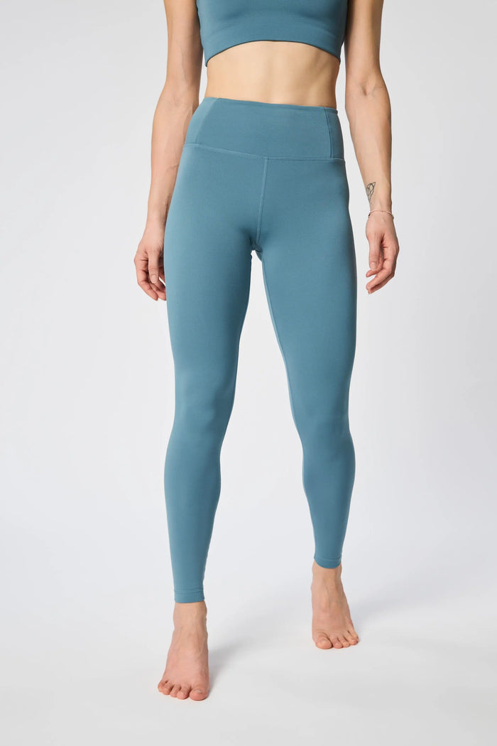 W's Float High-Rise Leggings - Made from Recycled plastic bottles Pants Girlfriend Collective Wave S Normal