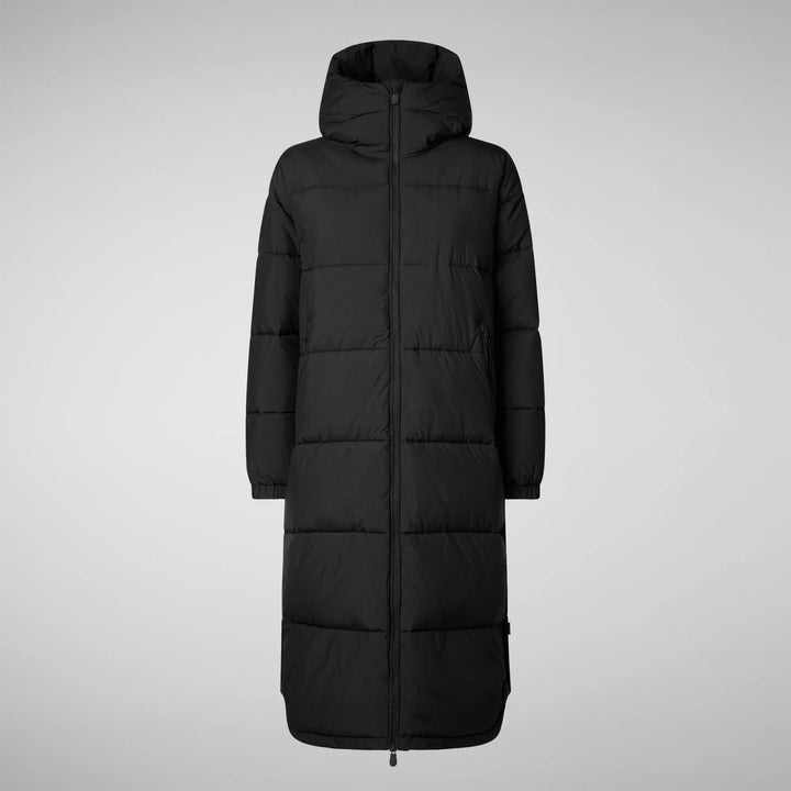 W's Halesia Hooded Coat - 100% Recycled Nylon Jacket Save The Duck