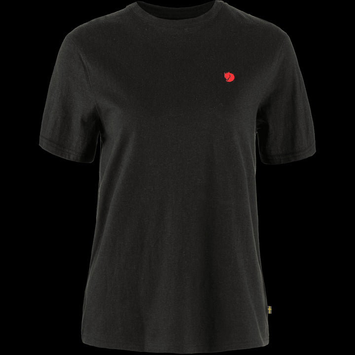 W's Hemp Blend T-shirt - Organic cotton & hemp Shirt Fjällräven Black S