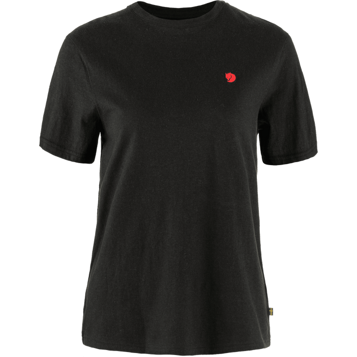 W's Hemp Blend T-shirt - Organic cotton & hemp Shirt Fjällräven Black S