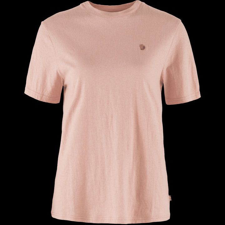 W's Hemp Blend T-shirt - Organic cotton & hemp Shirt Fjällräven Chalk Rose S