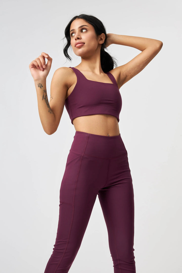 W's High-Rise Pocket Leggings - Made From Recycled Water Bottles Pants Girlfriend Collective