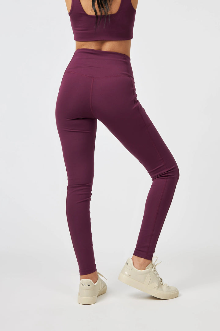 W's High-Rise Pocket Leggings - Made From Recycled Water Bottles Pants Girlfriend Collective