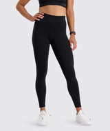 W's High-waist Training Tights - Bluesign®-certified production, Polyamide & Elastane Pants Gymnation Black XS