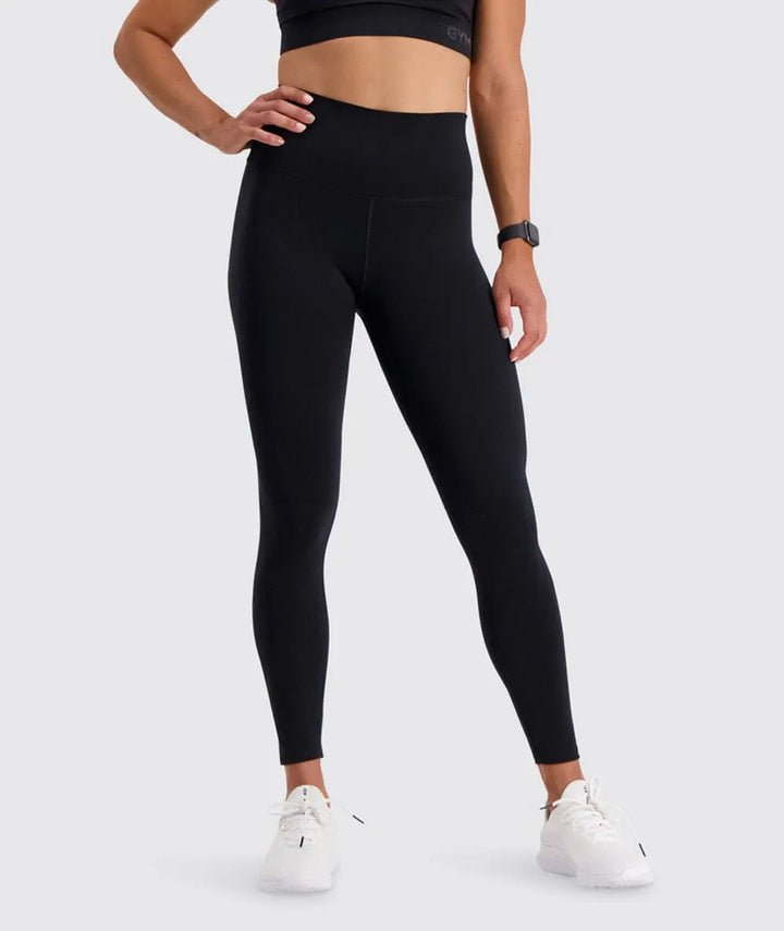 W's High-waist Training Tights - Bluesign®-certified production, Polyamide & Elastane Pants Gymnation Black XS