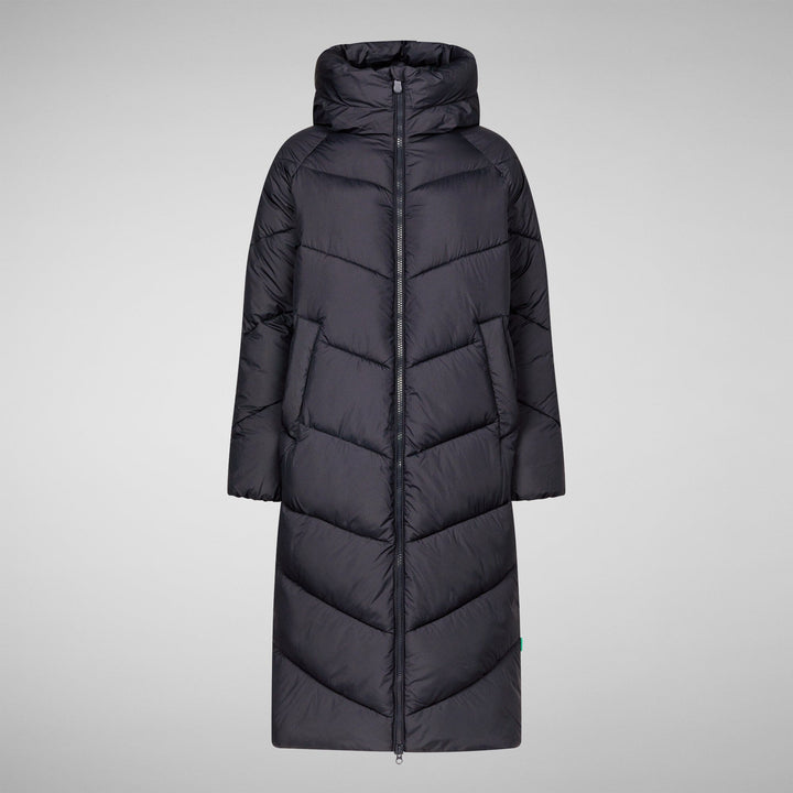 W's Janis Hooded Puffer Jacket - Recycled plastic bottles Jacket Save The Duck