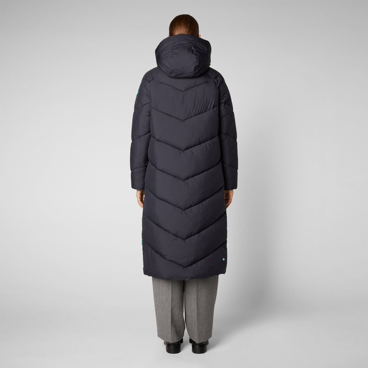 W's Janis Hooded Puffer Jacket - Recycled plastic bottles Jacket Save The Duck