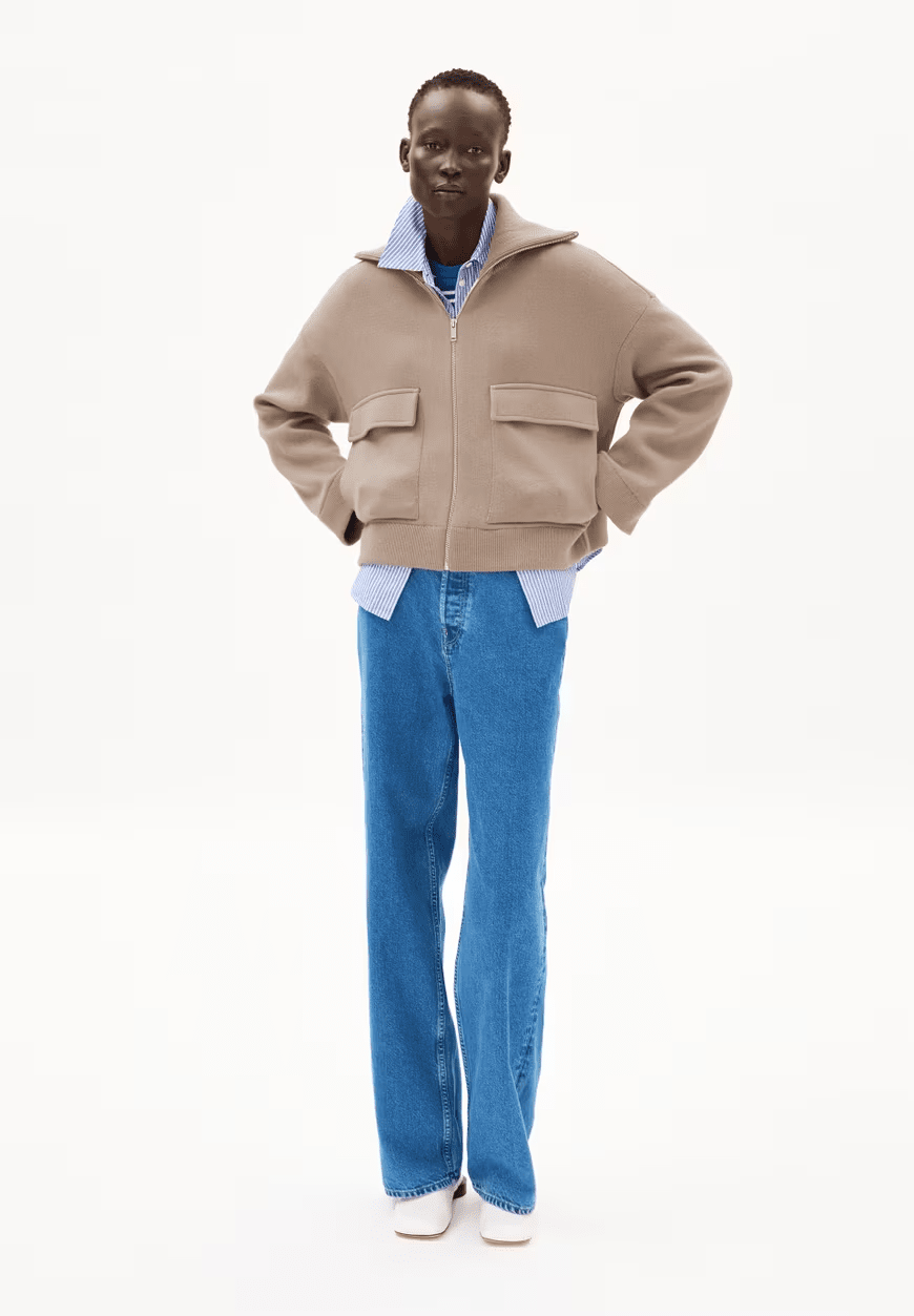 W's Joaniaas Jacket - Organic Cotton & Wool Jacket Armedangels