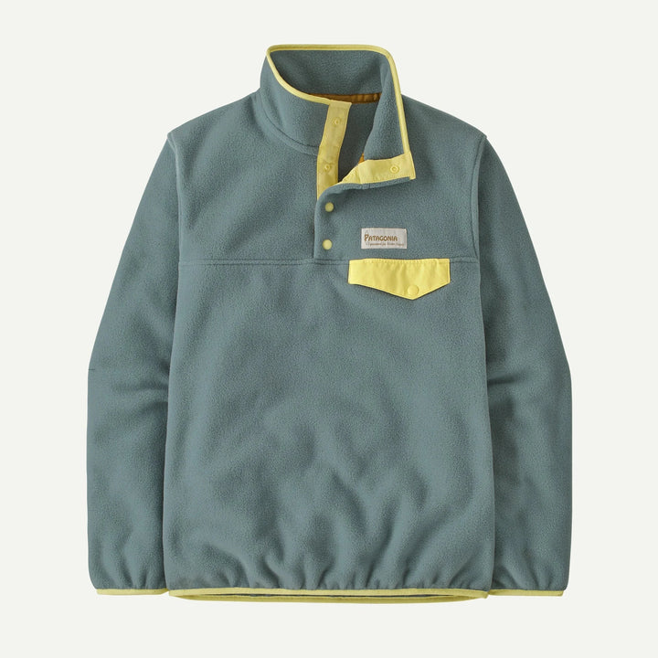 W's Lightweight Synchilla Snap-T Fleece Pullover - Recycled Polyester Shirt Patagonia Blue Sage XS