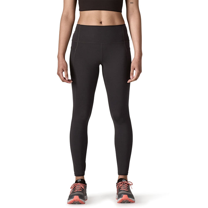 W's Maipo 7/8 Stash Tights - Outdoor Tights Pants Patagonia Black XS