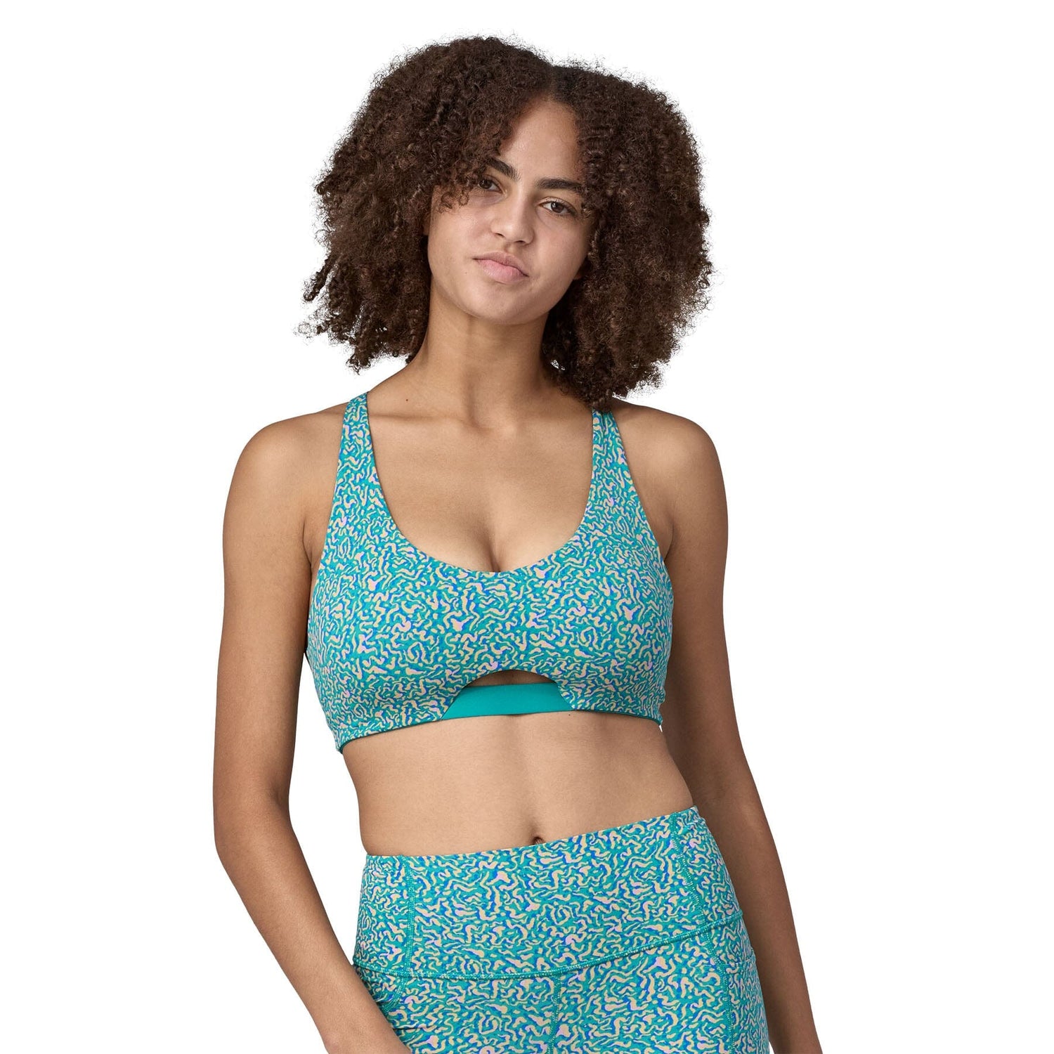 Patagonia W's Maipo Low Impact Adjustable Bra - Postconsumer recycled nylon Black Underwear