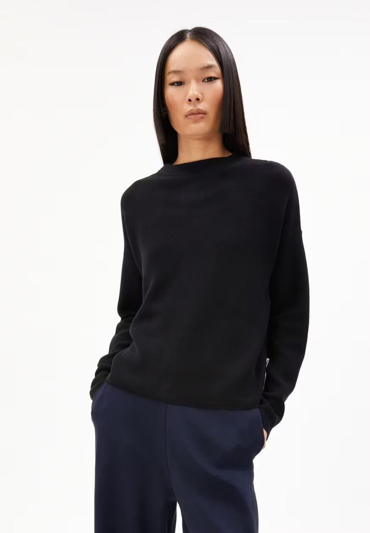 W's Merinaa Sweater - Organic cotton Shirt Armedangels Black S