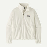 W's Micro D 1/2 Zip Fleece P/O Shirt Patagonia Birch White S